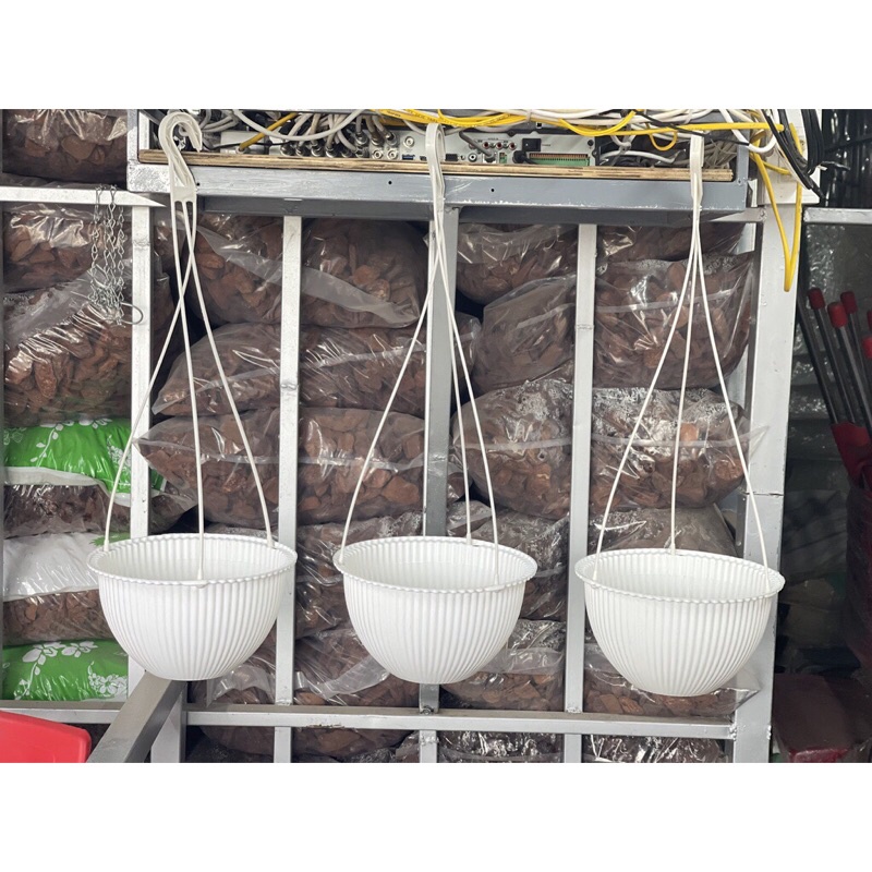 Chậu treo sọc Hưng Thịnh hàng loại 1 dày đẹp,hàng sẵn kho