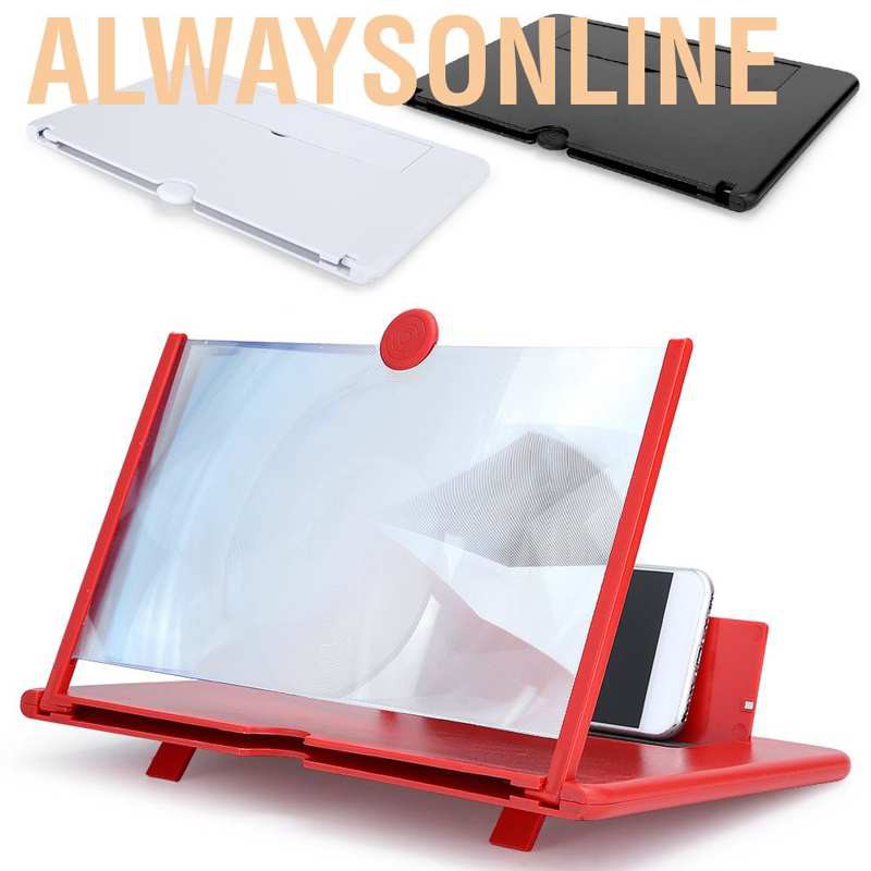 Kính Phóng Đại Màn Hình Hd 12 Inch 3d Thiết Kế Thời Trang Có Thể Điều Chỉnh Khoảng Cách