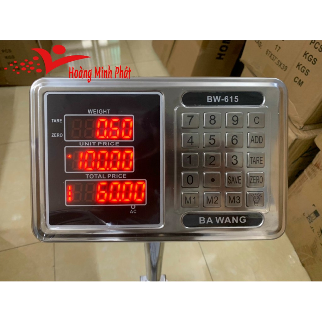 CÂN BÀN❤️❤️❤️100kg❤️❤️❤️150kg INOX TOÀN PHẨN❤️❤️❤️BaWang BW615