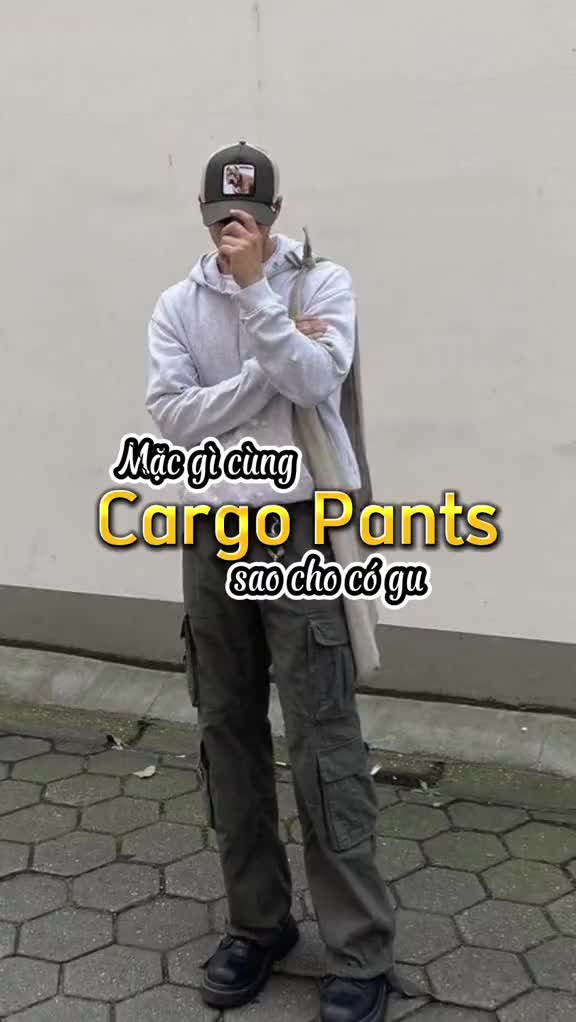 Quần cargo ống rộng túi hộp chất liệu kaki phong cách Hàn Quốc Zinti QD42 | BigBuy360 - bigbuy360.vn