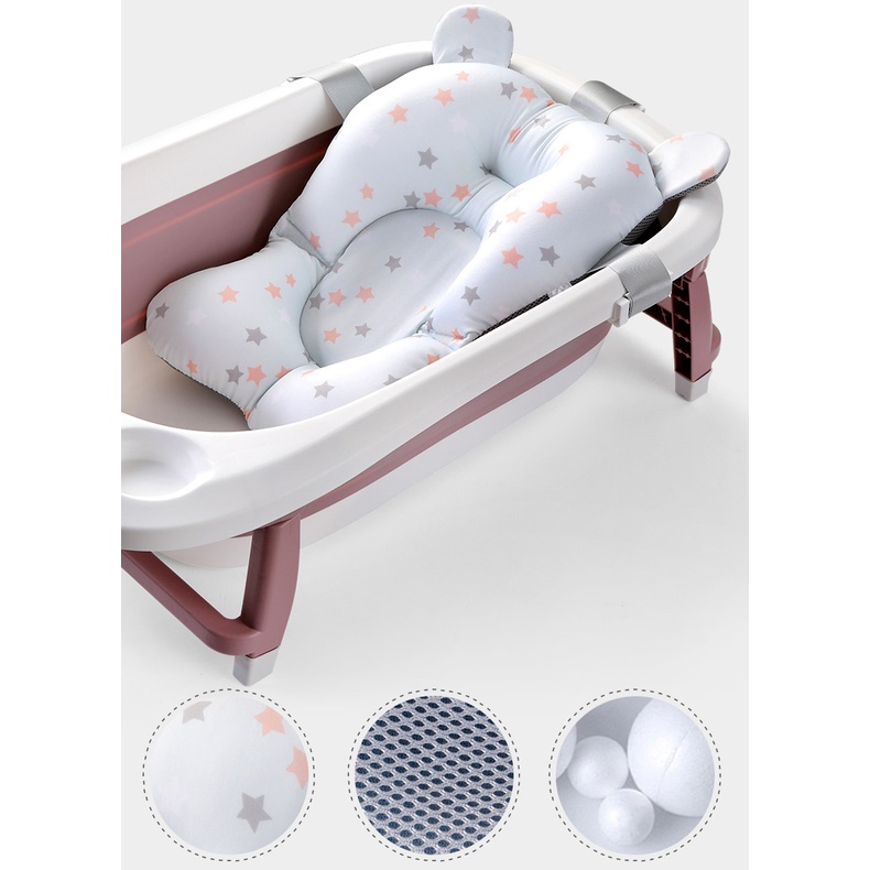 Đệm Lót Bồn Tắm Chống Trượt Có Thể Gấp Gọn Cho Bé