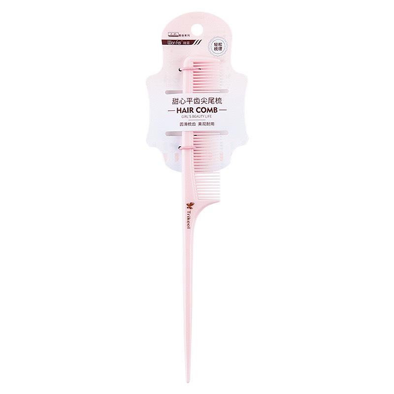 Lược Rẽ Ngôi Đầu Nhọn Tạo Kiểu, Chia Lọn Tóc Salon Hair Brush VC
