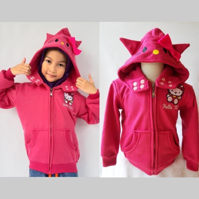 Áo Khoác Hello Kitty Màu Hồng Kupluk