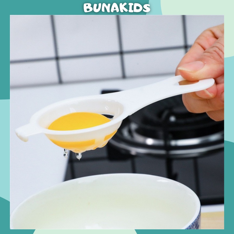 Dụng cụ tách lòng trắng trứng bằng nhựa thao tác đơn giản nhanh chóng Bunakids AD25