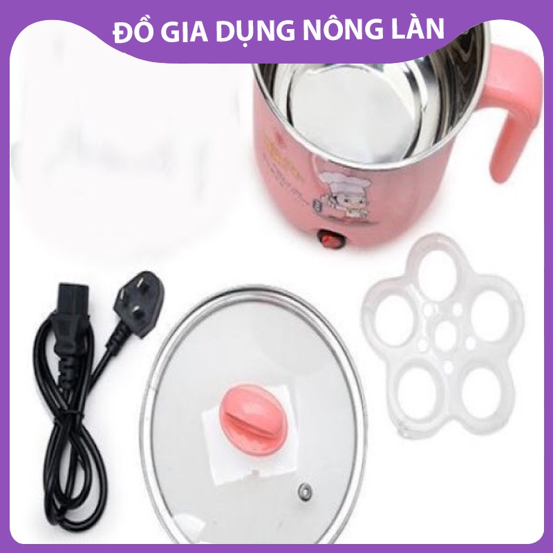 Ca nấu mỳ, lẩu mini đa năng nhỏ gọn tiện dụng NL Shop