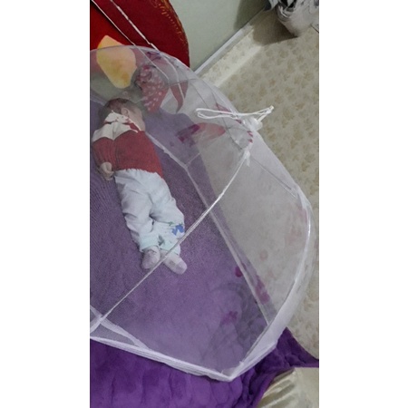 Màn chụp em bé, mùng chống muỗi cho bé made in Việt Nam khung thép bọc nhựa cao cấp cho bé đến 2 tuổi