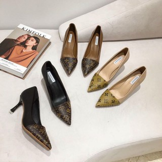 Giày LV cao 7f đính đá đẹp xuất sắc