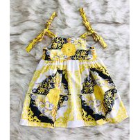 ĐẦM DÁNG XÒE HỌA TIẾT VERSACE. XINH XẮN DÀNH CHO BÉ