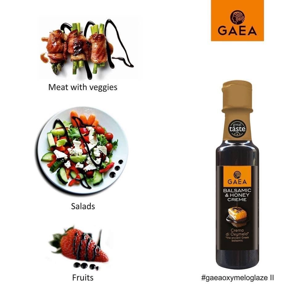 Nước sốt nho/balsamic mật ong nhãn hiệu GAEA 200ml