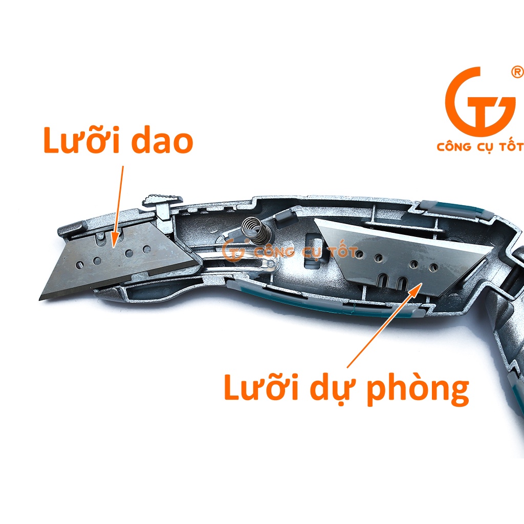 Dao cắt tiện dụng Total TG5126101 kèm sẵn 5 lưỡi