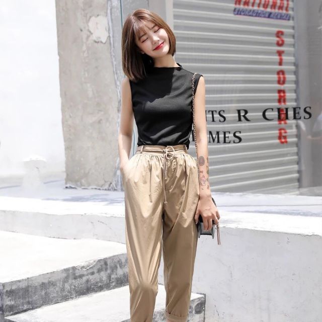 SET ÁO BA LỖ, QUẦN BAGGY PHỐI MÀU