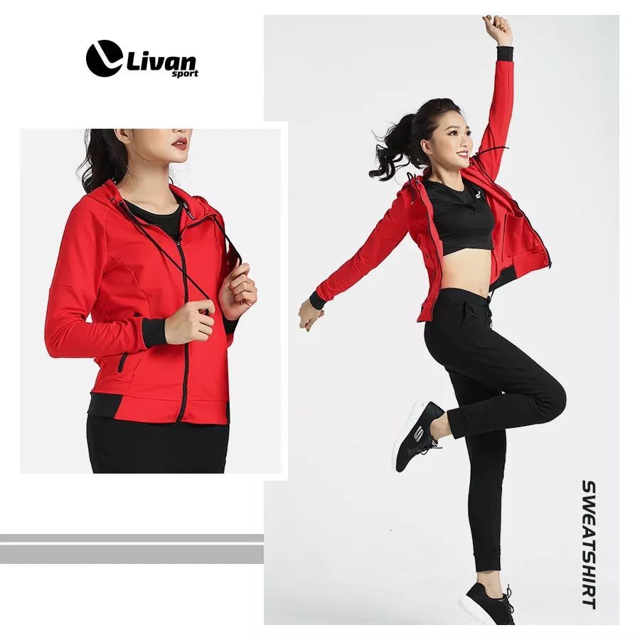 Áo Khoác Nỉ Nữ LIVAN SPORT | BigBuy360 - bigbuy360.vn