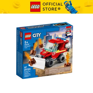 LEGO CITY 60279 Xe Tải Chữa Cháy ( 87 Chi tiết) Bộ gạch đồ chơi lắp ráp giao thông cho trẻ em