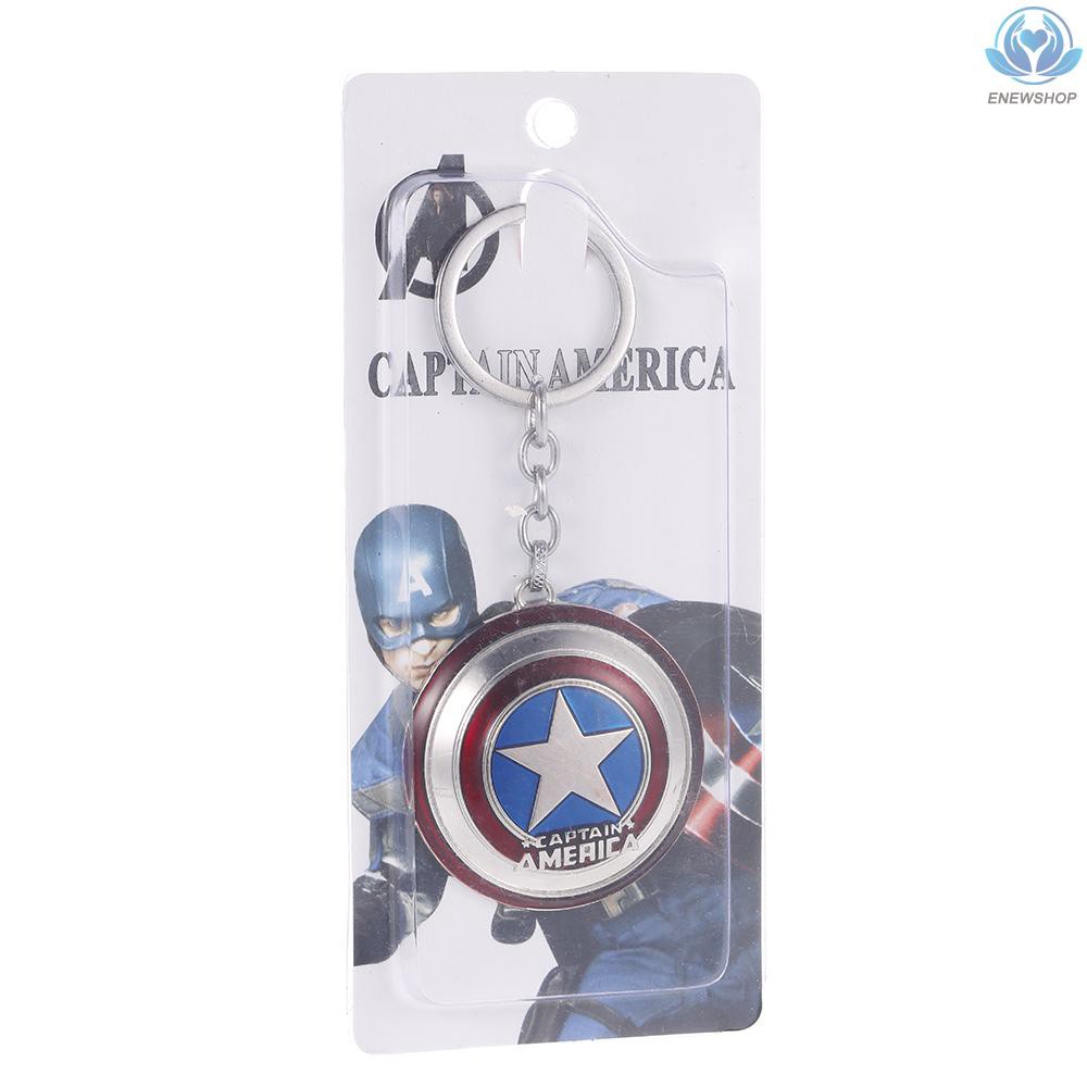 Móc Khóa Hình Khiên Của Captain America Bằng Hợp Kim Kẽm 015