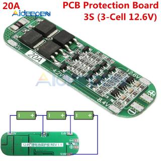 Bo mạch bảo vệ Li-Ion 18650 12.6v 3s 20A