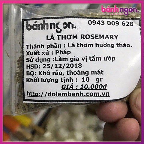 Lá Hương Thảo Khô Rosemary 10gr