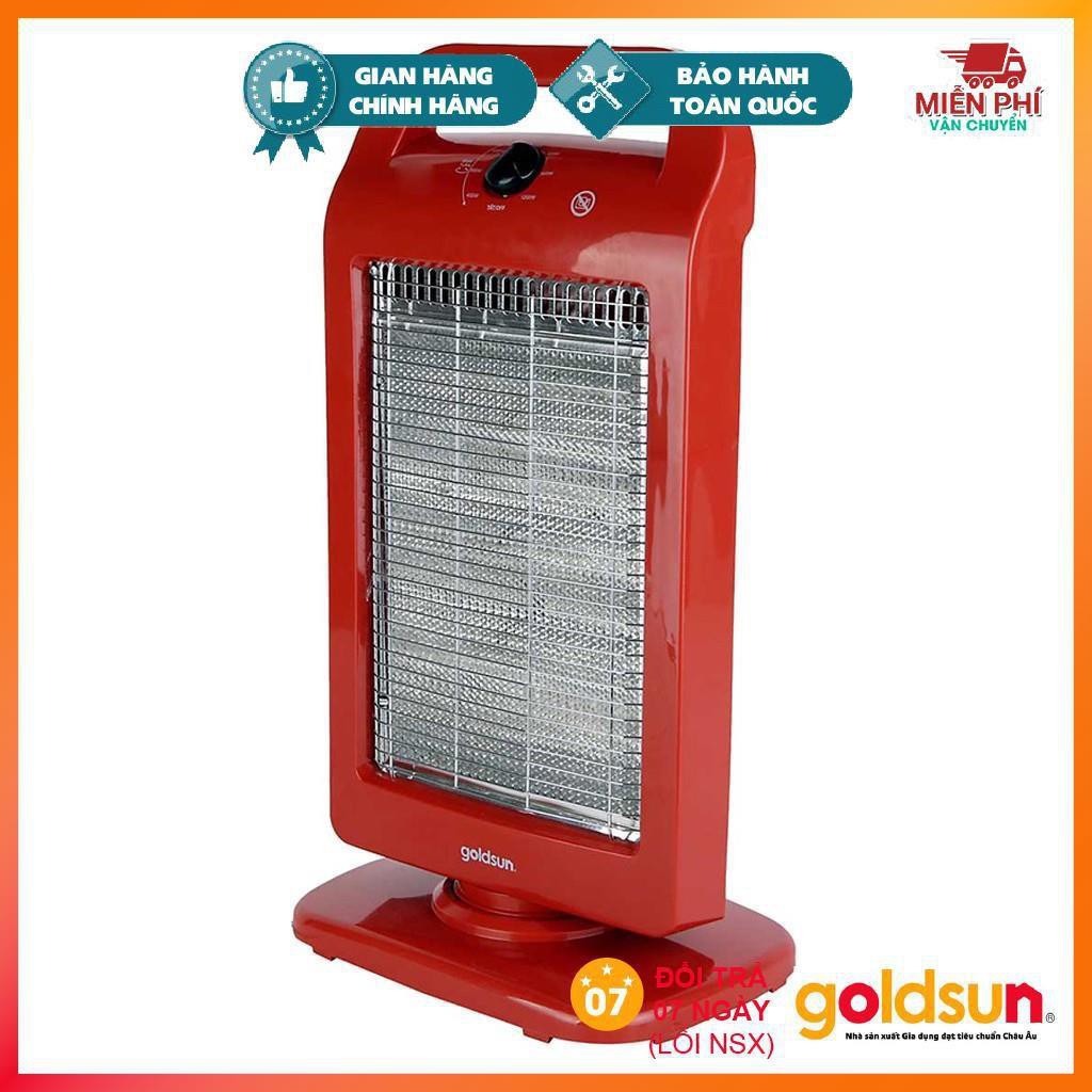 Đèn Sưởi 3 Bóng Halogen GOLDSUN GHLH-2001, Máy Sưởi Halogen GOLDSUN Tốc Độ Làm Ấm Nhanh Tỏa Nhiệt Đều