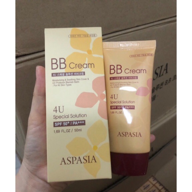 Kem nền Aspasia 4U Special BB Solution Cream SPF50 Pa+++ 50ml | BigBuy360 - bigbuy360.vn