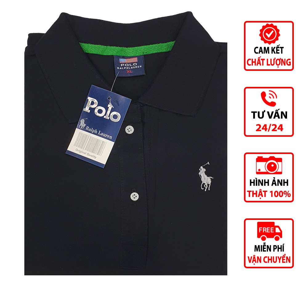 Áo thun Polo NAM cao cấp vải Cotton co giãn 4 chiều thắm hút mồ hôi tốt 24 - Màu 4/4