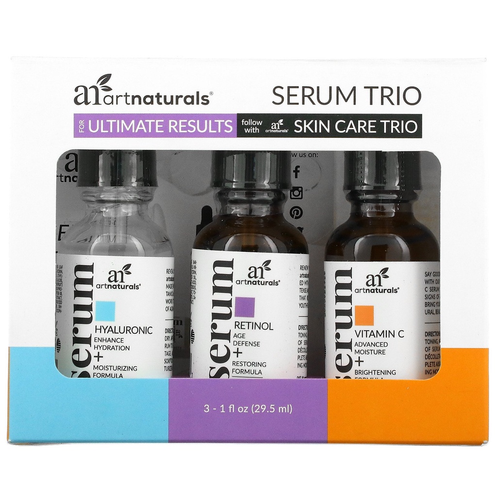 Tinh chất dưỡng da Art Naturals Trio Set