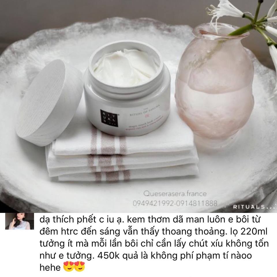 Dưỡng thể Rituals Sakura hoa anh đào, sữa gạo thơm ngọt trẻ trung | BigBuy360 - bigbuy360.vn