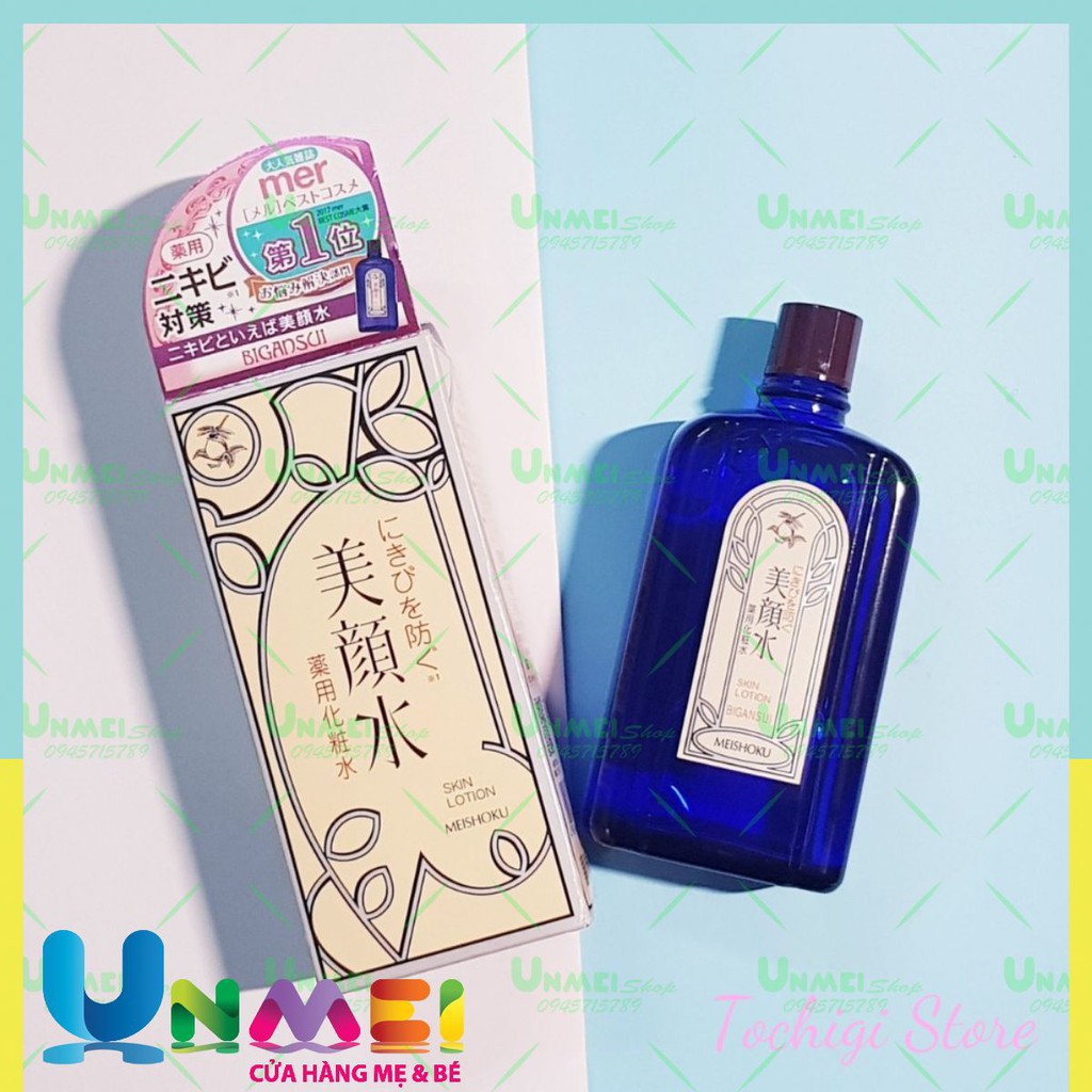 Nước Hoa Hồng Toner Bigansui Meishoku Mụn - Lotion mụn Meishoku bigansui