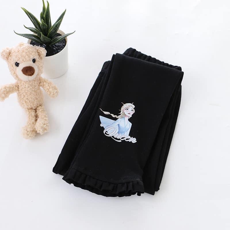 Quần legging Quần dài cotton Elsa 6 mầu đen, trắng, ghi, hồng, than và xanh XHN749