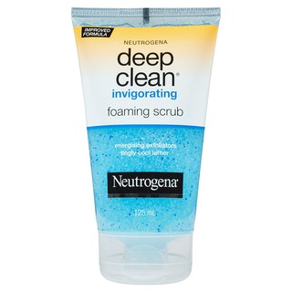 Sữa rửa mặt sạch sâu Neutrogena Deep Clean Invigorating Foaming Face Scrub 125ml