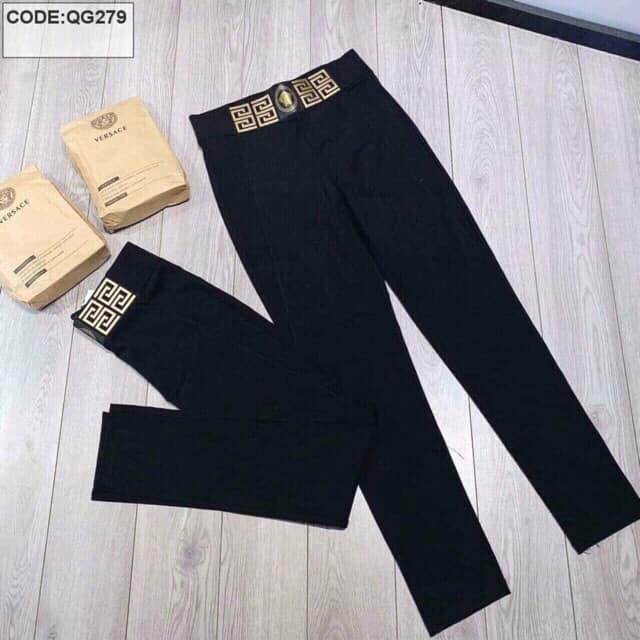Quần Legging Cạp Chun Bản To Nữ { Hàng Umi Hàn Quốc Dày Dặn } Quần Legging Nữ Cao Cấp Mềm Mịn Co Giãn 4 chiều loại 1