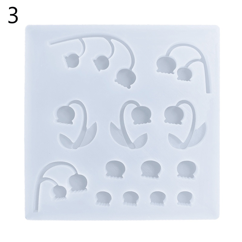 Khuôn Silicone Làm Đồ Trang Sức Bằng Resin Dạng Cát Chảy Nhiều Màu Sắc