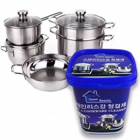 [ Hàng Nhập Xịn ] Bột Tẩy Xoong Nồi - Kem Tẩy bếp Hàn Quốc - Tẩy Trắng Nồi, Chảo, Sàn Nhà Tắm, Bếp Nhập Khẩu