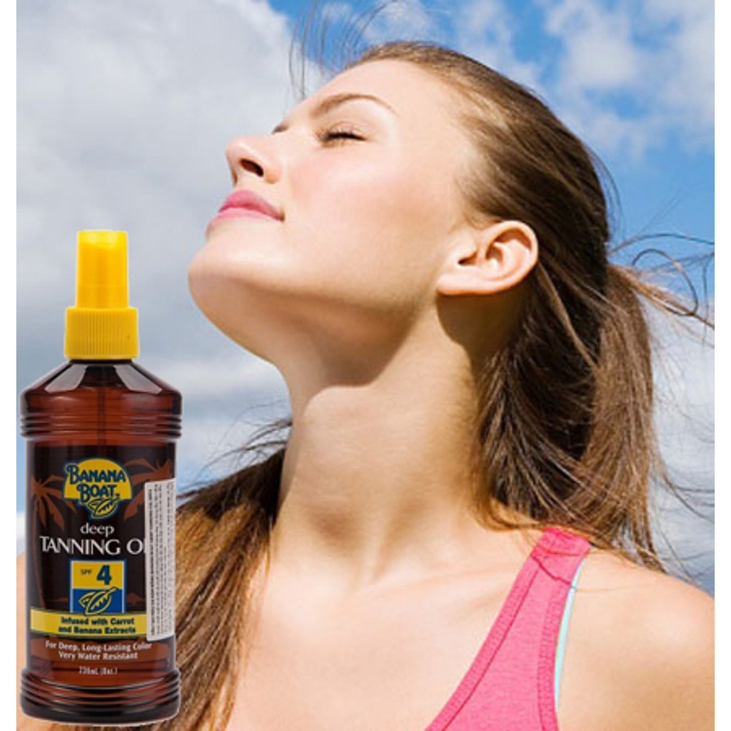 Dầu tắm nắng bảo vệ da Banana Boat Protective Tanning Oil SPF4-8-15 236ml (Mỹ) | BigBuy360 - bigbuy360.vn