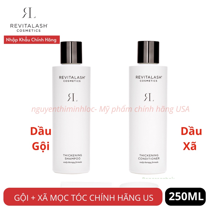 Combo GỘI + XÃ Revitalash Mọc Tóc 250ml