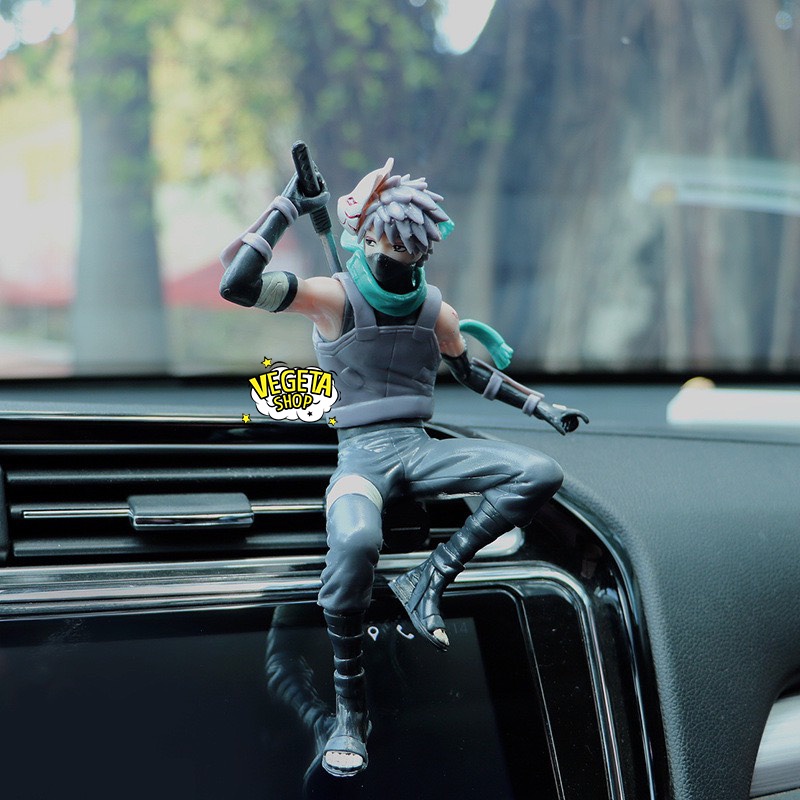 Mô hình Kakashi ngồi - Mô hình Naruto - Hatake Kakashi - Cao 19cm - Trang trí ô tô, bàn làm việc, kệ sách, tivi