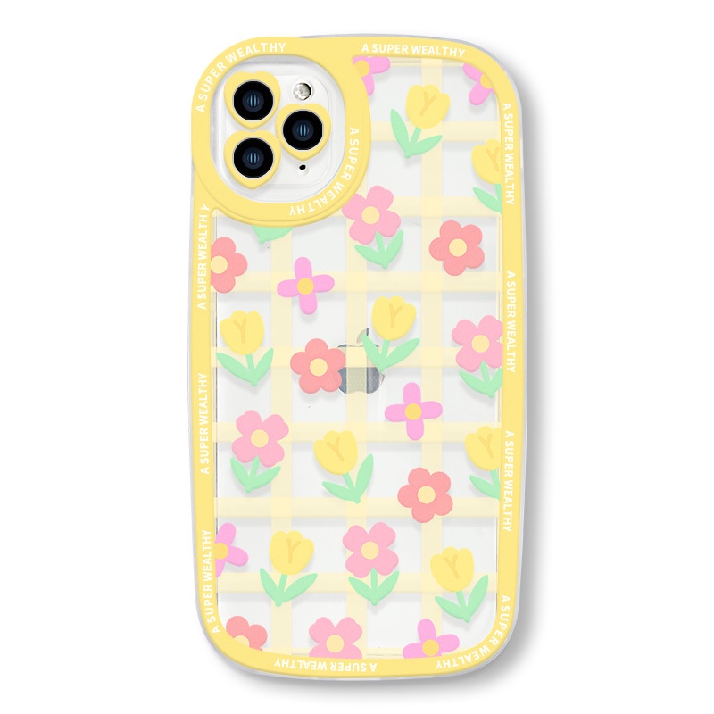 Ốp lưng iphone ốp Điện Thoại Hình Hoa Tròn Chống Sốc / Va Đập Cho iPhone 14 13 12 11 PROMAX XS XR XSMAX SE2020 6 7 8PLUS