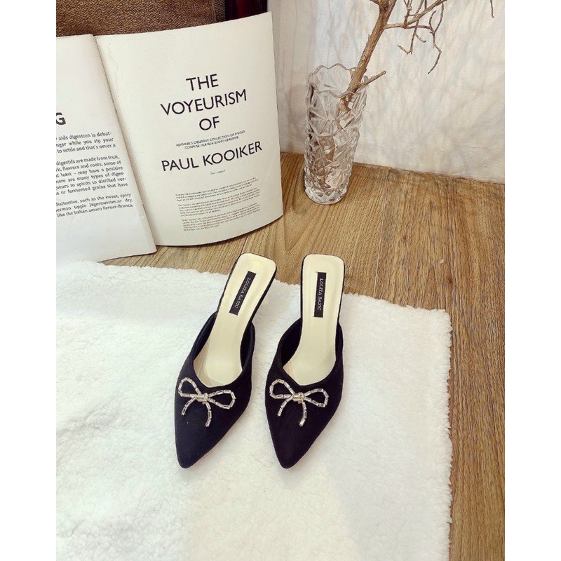 DÉP SỤC MŨI NHỌN NƠ SIÊU SANG GÓT CAO 7P