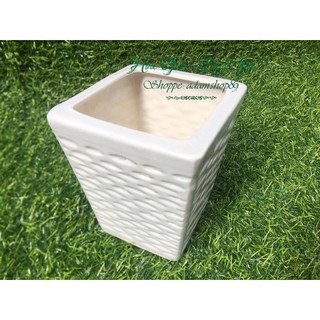 Bình hoa Vuông gốm sứ cắm hoa