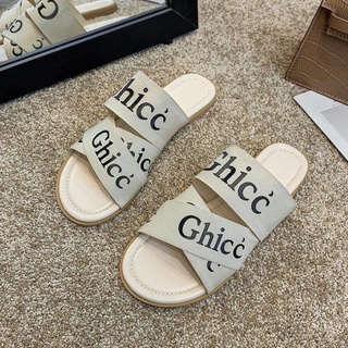 Dép sandal hai quai đế bằng có Size lớn 41-43 thời trang mùa hè dành cho nữ 40-4 ."