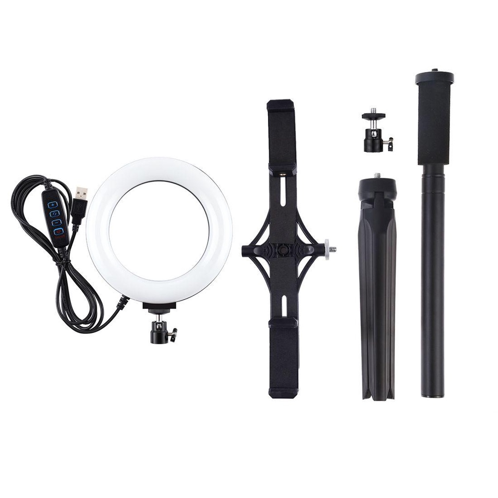 BEBETTERM Vòng Đèn LED 6.2 inch Dùng Để Chụp Ảnh / Phát Sóng Trực Tiếp Tik Tok Instagram YouTube