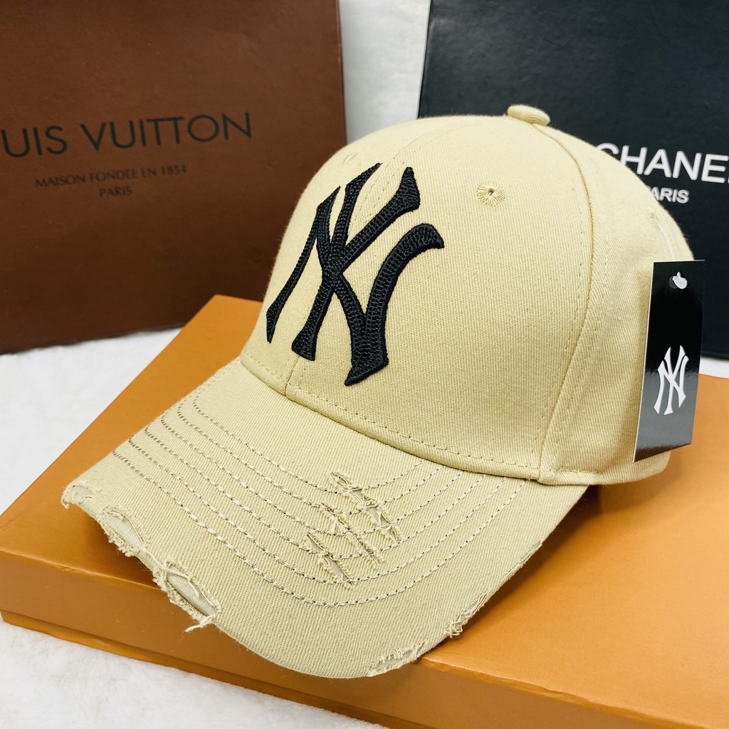 Nón lưỡi trai nam NY rách phong cách xì ten MLT0026
