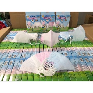 Khẩu trang 3d trẻ em Danasa - Hộp 10 cái