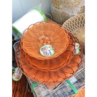 Rổ nhựa giả mây cao cấp