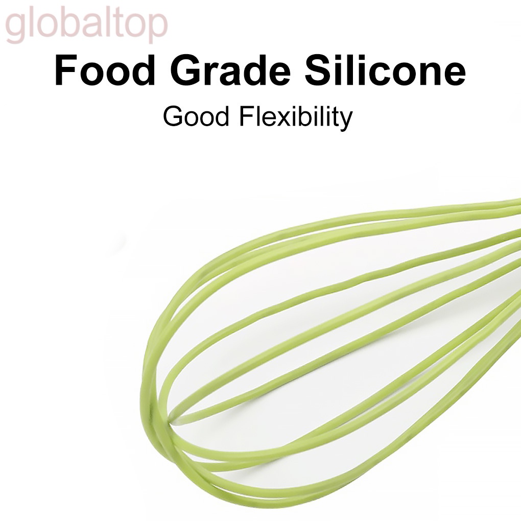 Dụng Cụ Đánh Trứng Cầm Tay Bằng Thép Không Gỉ Và Silicone