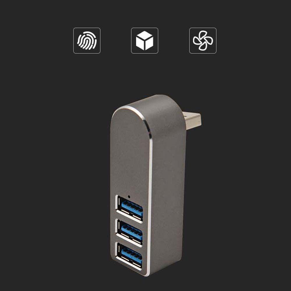 Bộ Hub Chia Cổng Usb 3.0 3 Trong 1 Tiện Dụng Cho Máy Tính / Laptop