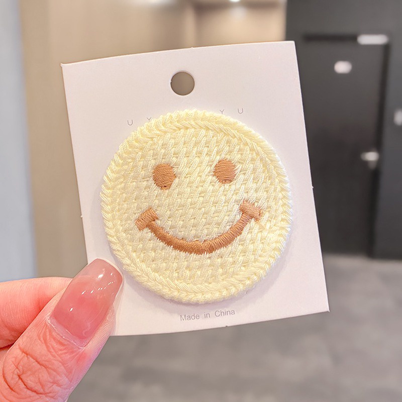 Kẹp Tóc Dệt Kim Họa Tiết Hoạt Hình Phong Cách Hàn Quốc Cho Bé Gái