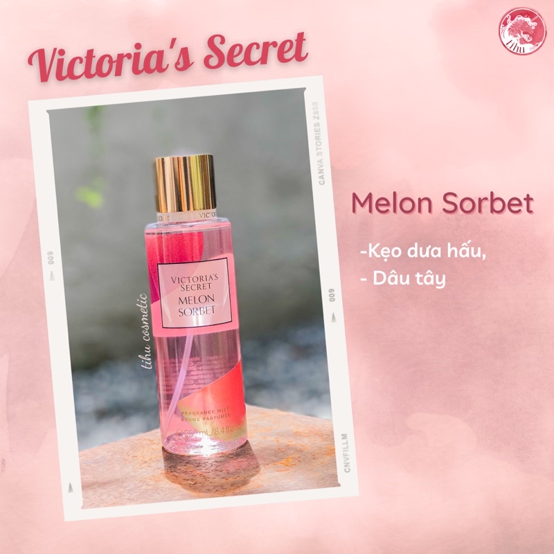 Xịt thơm body mist Victoria’s Secret dòng hương trái cây cho mùa hè
