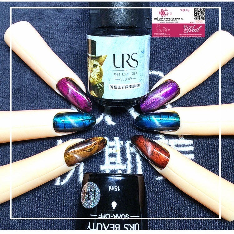 Bộ ngón tay giả thực hành tạp làm Nail 5 ngón