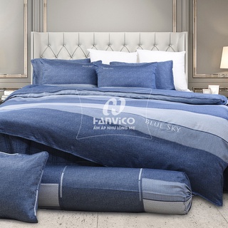 Mẫu bán lẻ Chăn Ga Gối Hanvico Blue Sky - DLP190 (vải cotton cao cấp)