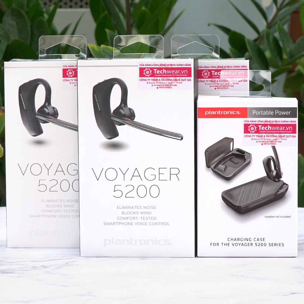 Tai nghe bluetooth Plantronics Voyager 5200 | Bảo hành 12 tháng chính hãng | Mới 100% nguyên seal