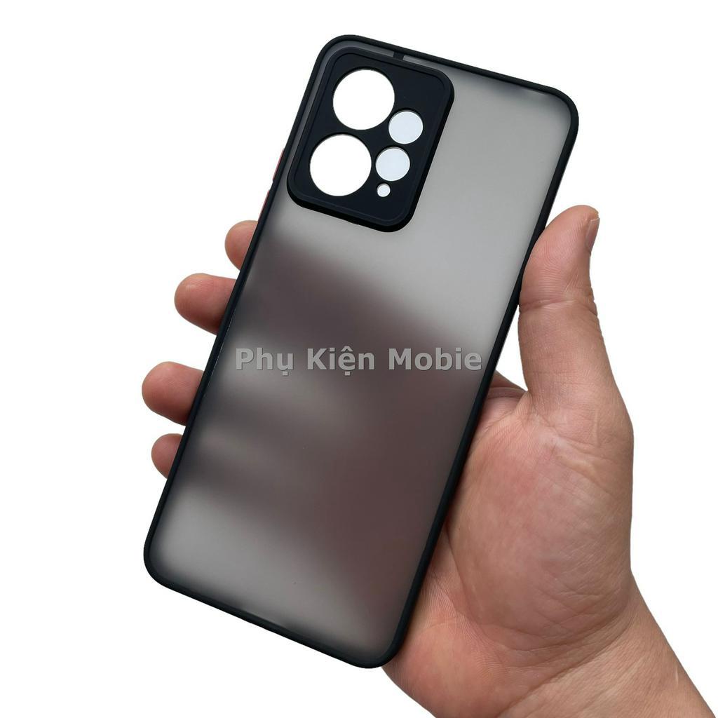 Ốp lưng cứng nhám mờ viền silicon bảo vệ camera cho Xiaomi Redmi Note 12 4G